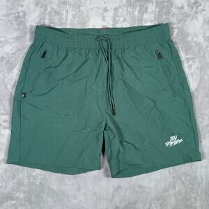 100 Thieves Green Nylon Shorts Size 2XL